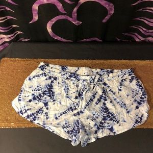 Victoria Secret NWT sleep shorts tie-dye sz lg